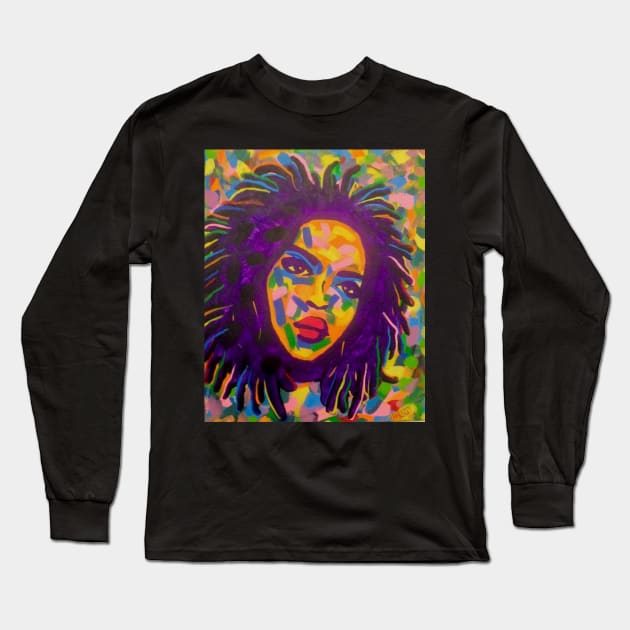 Colorful Miseducated Long Sleeve T-Shirt by Hobosart